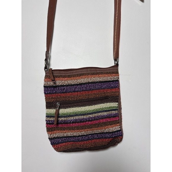 The Sak Lucia Crochet Crossbody Bag Women's Small Excellent Condition - Picture 2 of 16